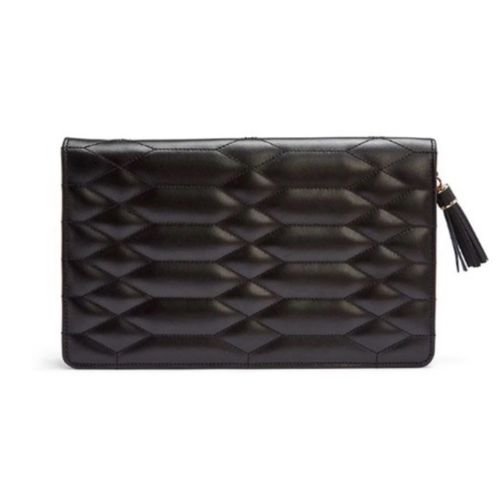 WOLF Black Caroline Large LEATHER Jewelry Portfolio